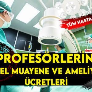 Profesör Özel Muayene ve Ameliyat Ücretleri 2022 (Tüm Hastaneler)